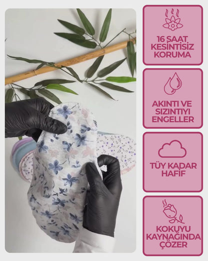Yıkanabilir Antibakteriyel Bambu Ped